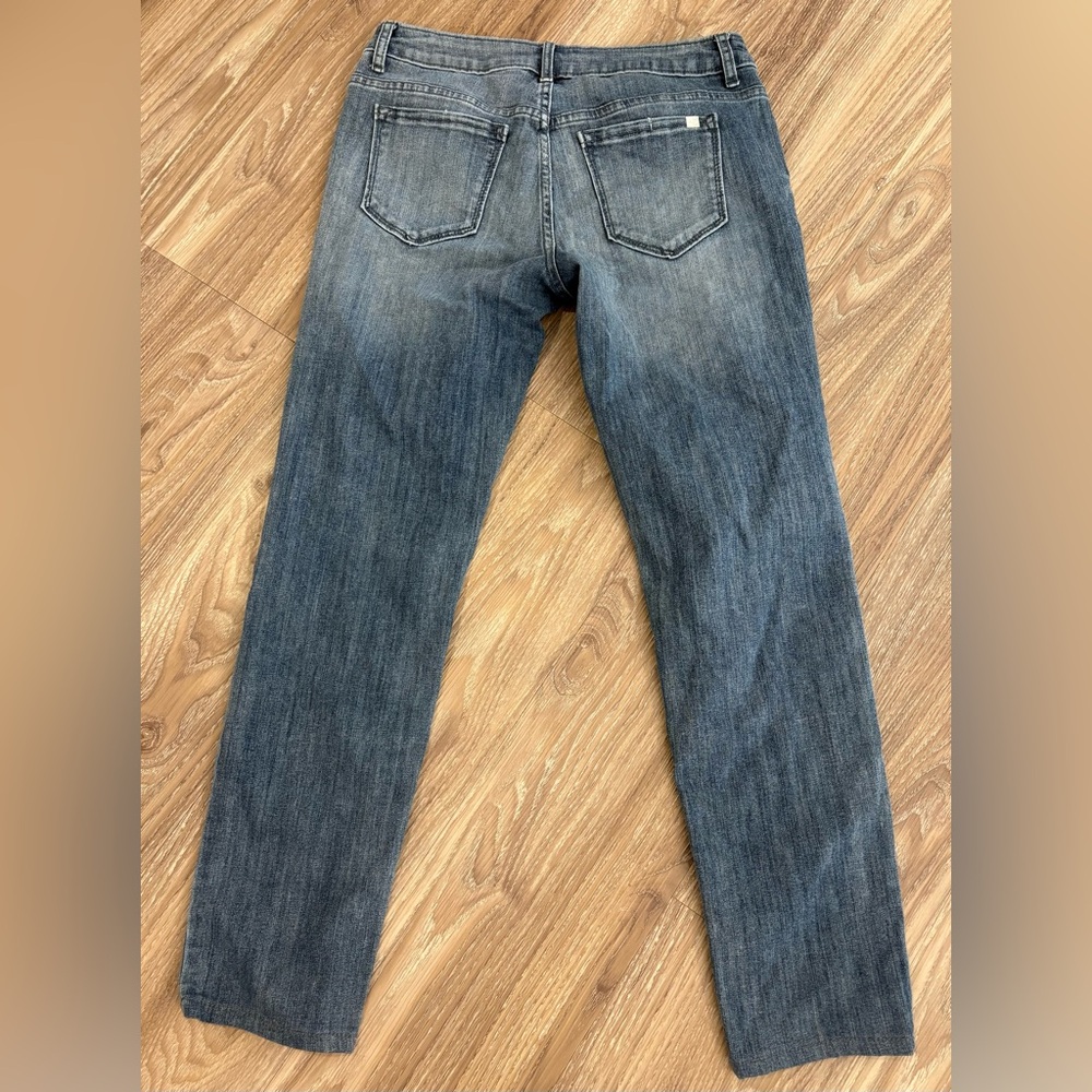 Simply Vera Vera Wang Dark Blue Skinny Jeans - Picture 4 of 5